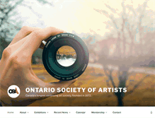 Tablet Screenshot of ontariosocietyofartists.org